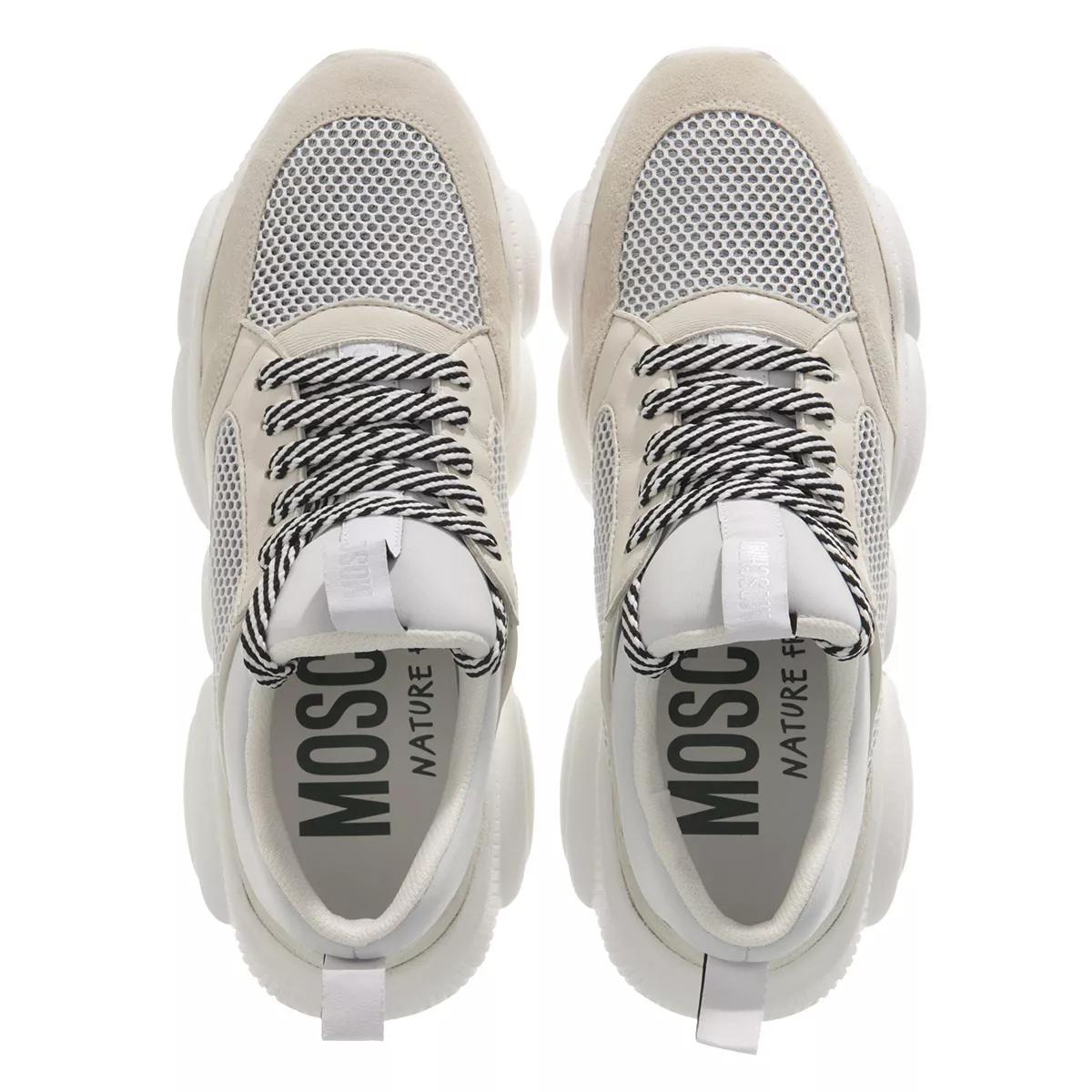 Silver on sale moschino trainers