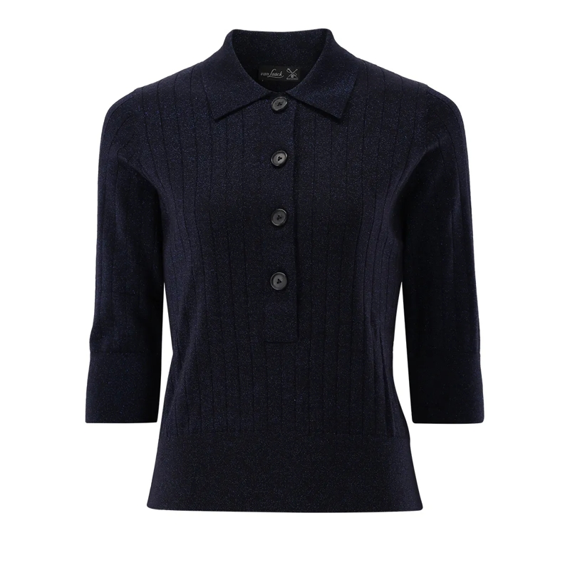 VAN LAACK Bluse CATEGORY.SF.H0 Uni dunkel-blau