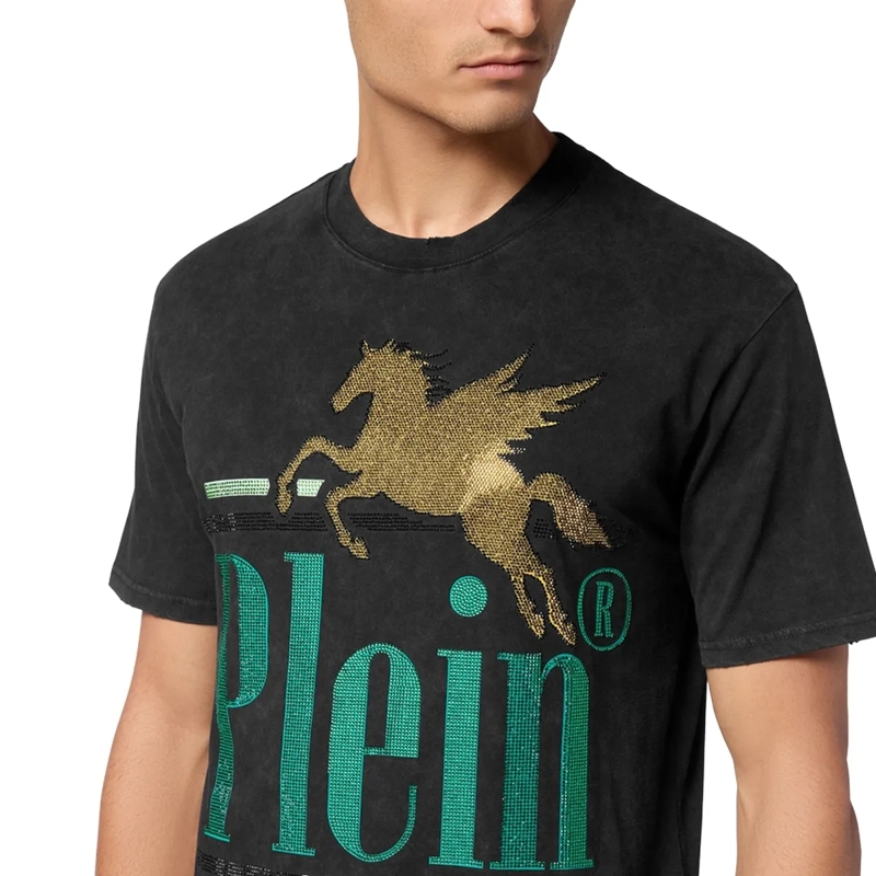 Philipp Plein T-Shirt T-Shirt Racing schwarz(Image 5)