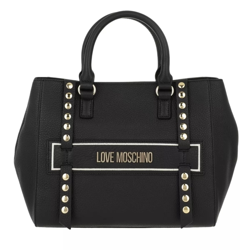 Love Moschino Studded Handle Bag Nero Draagtas