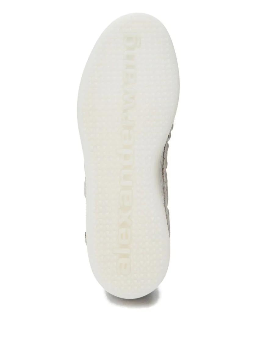 Thumbnail - Alexander Wang Low-Top Sneaker - Low-Top Vitello Sneakers With Textured Finish - Gr. 39 (EU) - in Weiß - für Damen