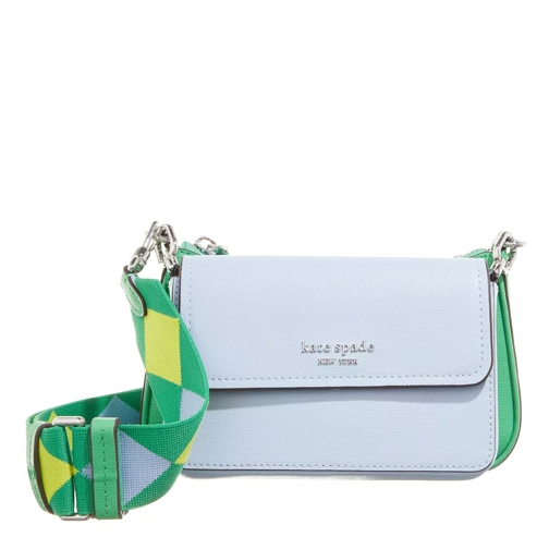 Kate Spade New York Double Up Colorblocked Saffiano Leather North Star Multi Crossbody Bag