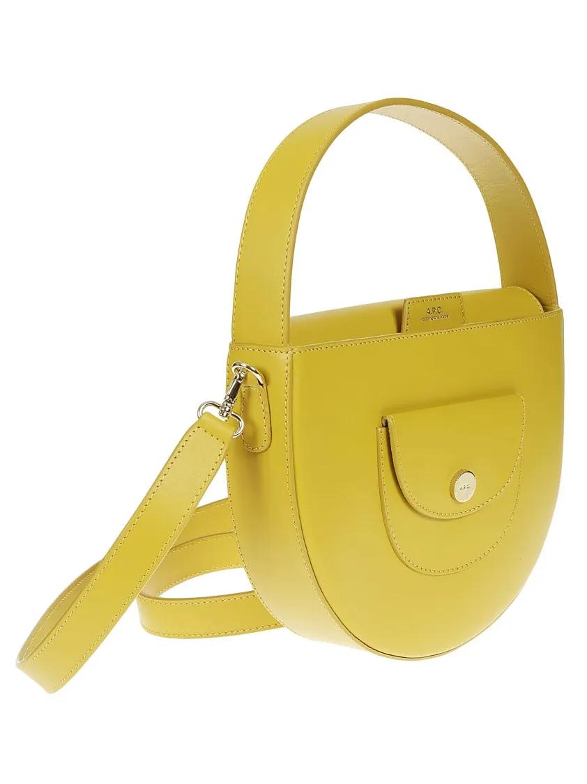 A.P.C. Hobo bags Sac Pocket Small Shoulder Bag in geel