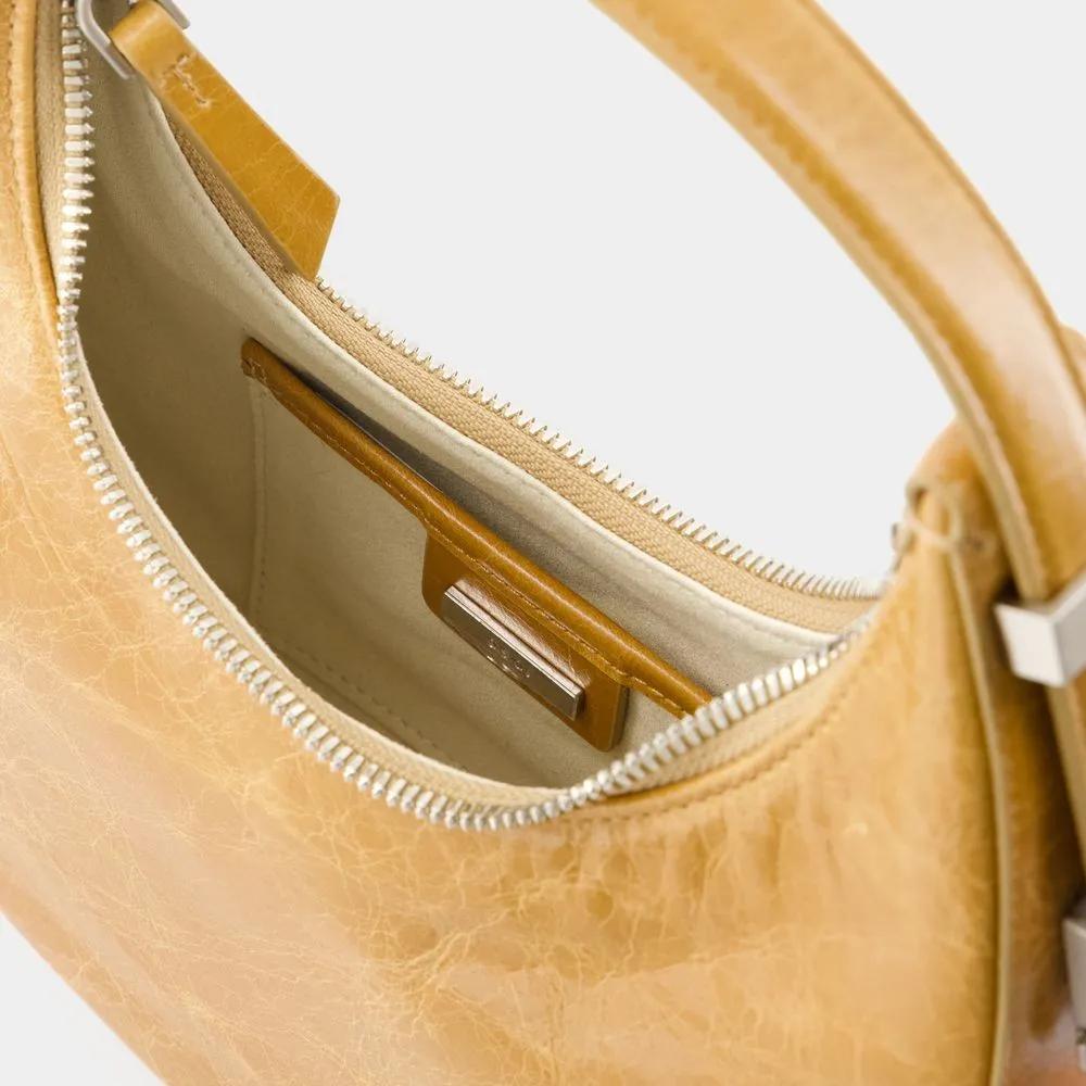 Osoi Hobo bags Toni Mini Bag Leather Peanut Brown in bruin