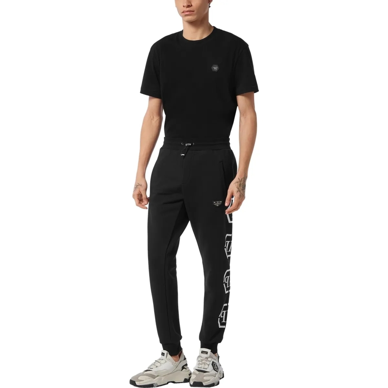 Philipp Plein Jogginghose Jogginghosen Hexagon schwarz(Image 4)