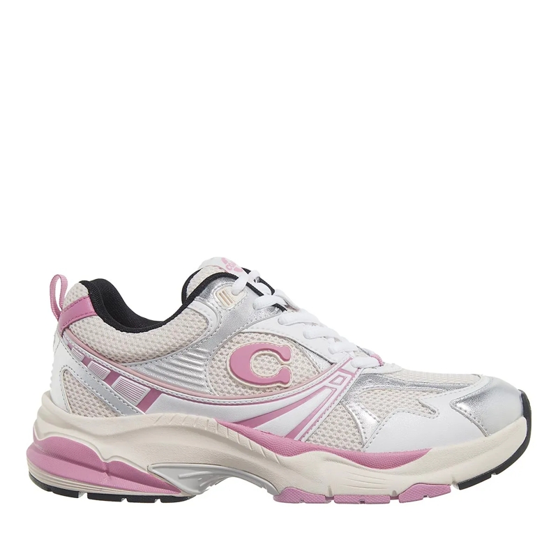 Coach Low-Top-Sneaker Coach Mesh Sneaker Fuschia Multi