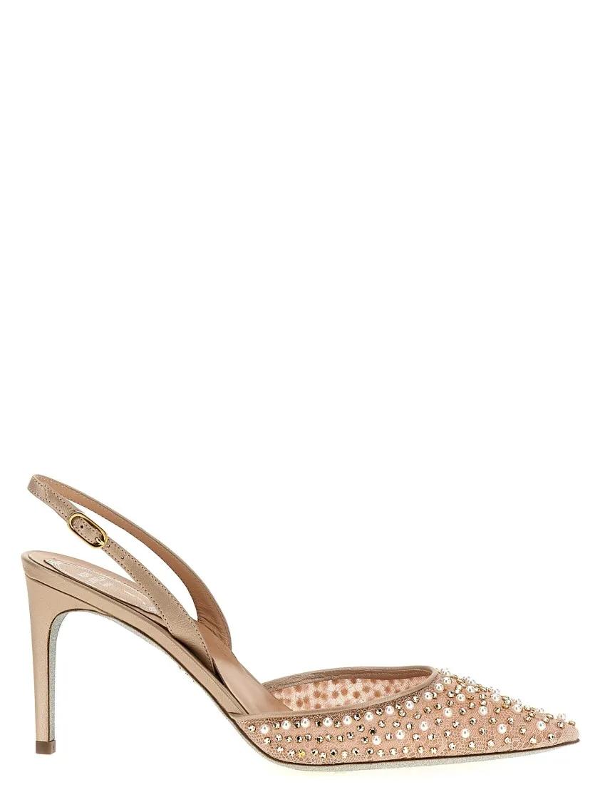 【関税込み】RENE CAOVILLA Aretha' slingback Jeweled ARETHA | Rene Caovilla®