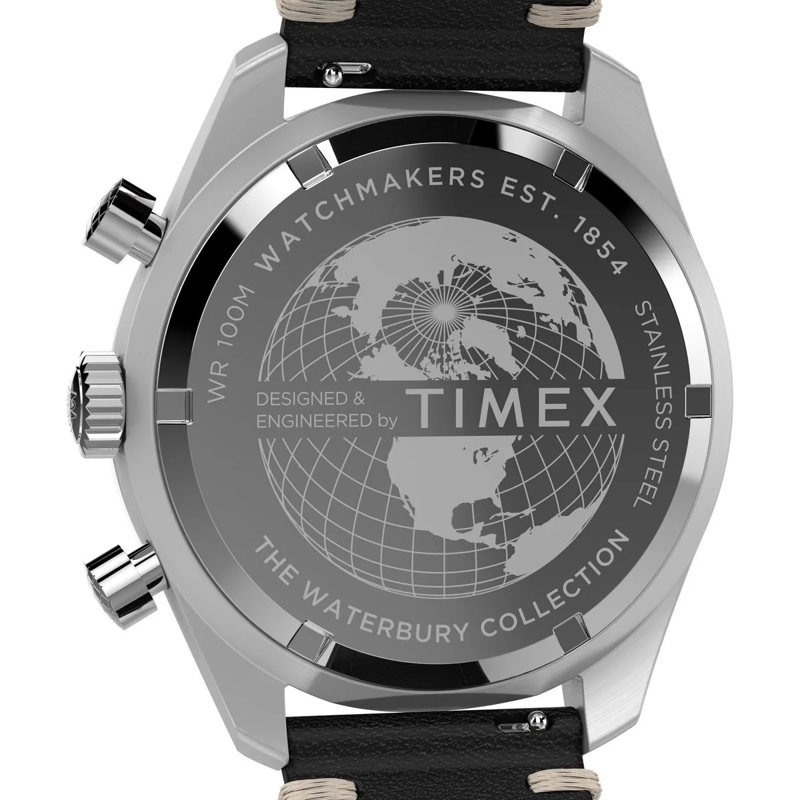 Timex Chronograph Quarz-Analoguhr Waterbury Traditional Chronograph schwarz(Image 4)