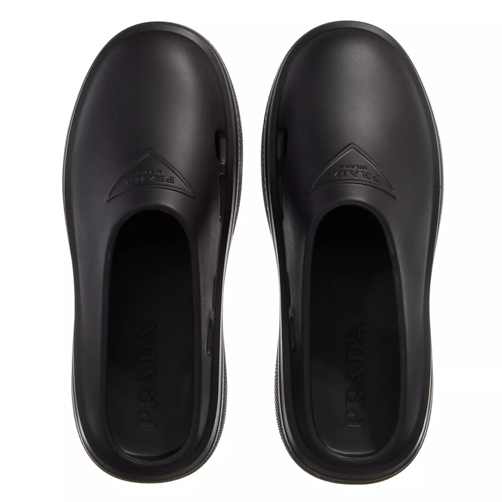 Prada sales mules black