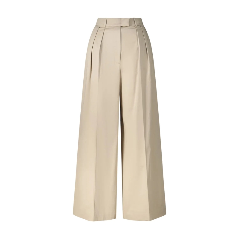 Anine Bing Freizeithose Weite Stoffhose Lou beige