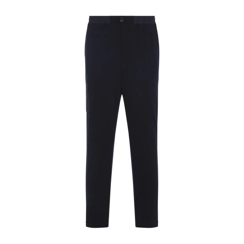 Sease Pantalon de costume Tailored Slim Fit Trousers With Zippered Pocket Black