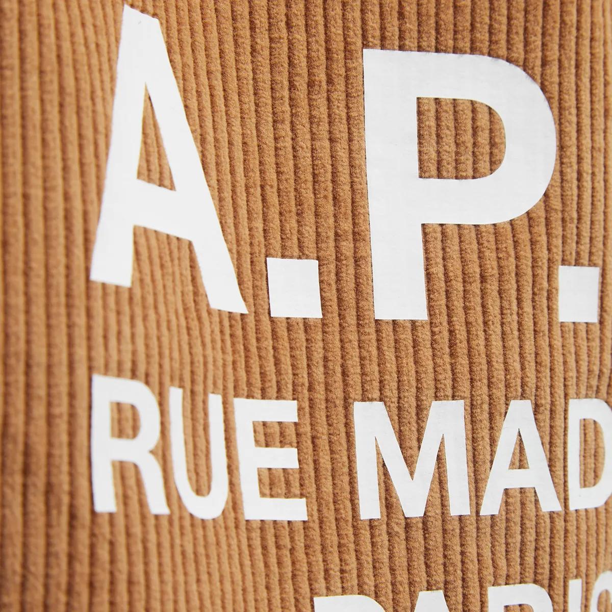 A.P.C. Shoppers Tote Lou Rue Madame in bruin
