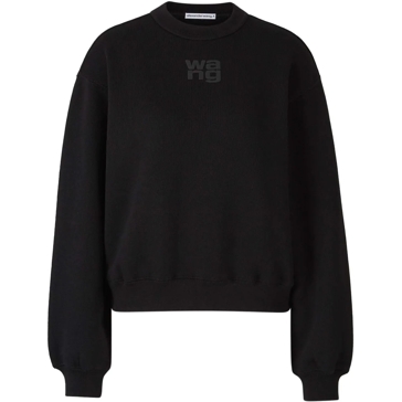 Alexander Wang Crew Neck Sweatshirt schwarz Sweatshirts