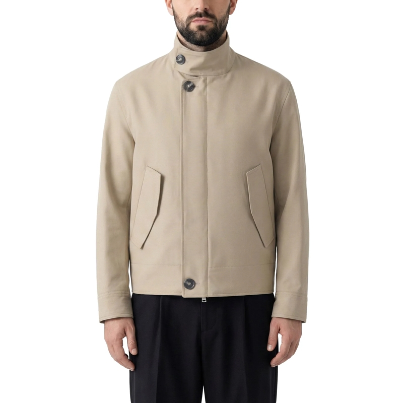 AMI Paris Übergangsjacke Jacke aus Wolle braun(Image 2)