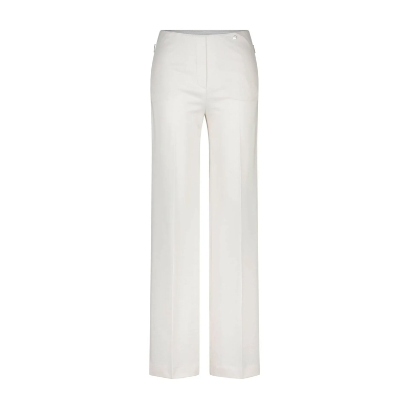 Marc Cain Freizeithose Weite Hose aus Jersey Weiß(Image 2)