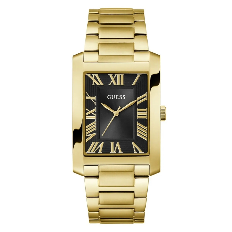 Guess Quarzuhr Quarz-Analoguhr Clyde gold