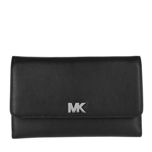 MICHAEL Michael Kors Money Pieces Medium Carryall Black Flap Wallet