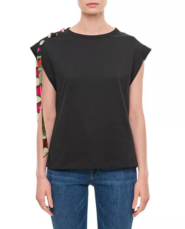 Pucci - Sleeveless Cotton Jersey Top - Größe XS - black