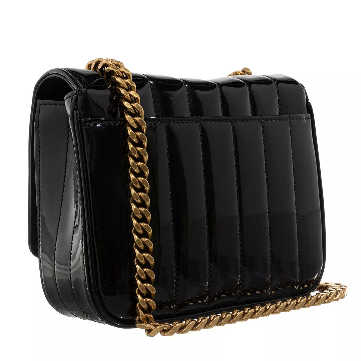 Saint Laurent Crossbody bags Vicky Small In Quilted Patent Leather in zwart