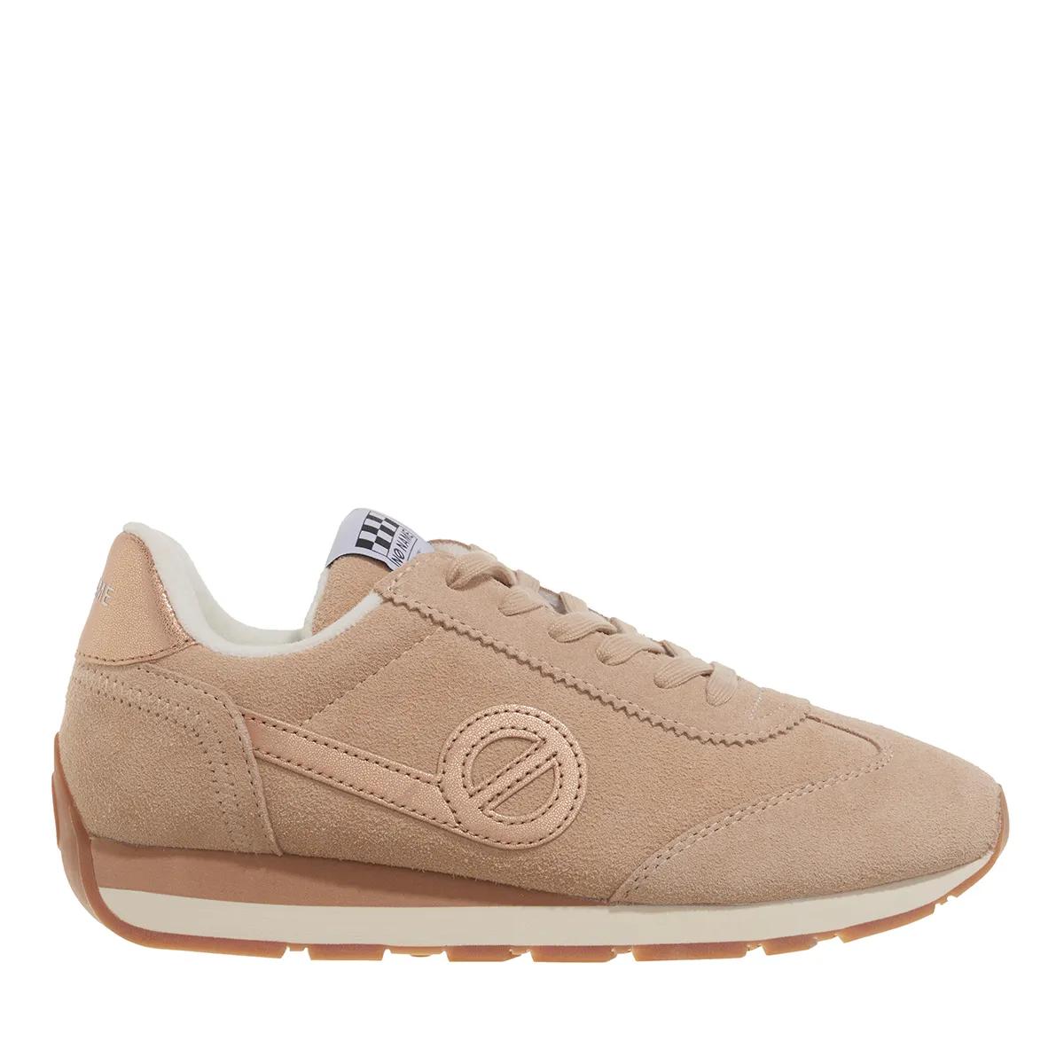 No Name Low-Top Sneaker - City Run Jogger W - Gr. 37 (EU) - in Beige - für Damen - aus Textil & Ziernaht & Leder & Synthetisches Material