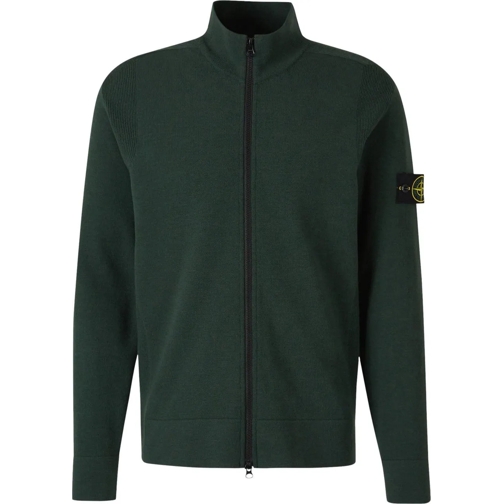 Stone Island  Logo Zipper Jersey mehrfarbig