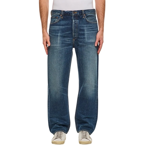 Agolde Jeans Faded Blue Straight-Leg 90'S Jeans Blue