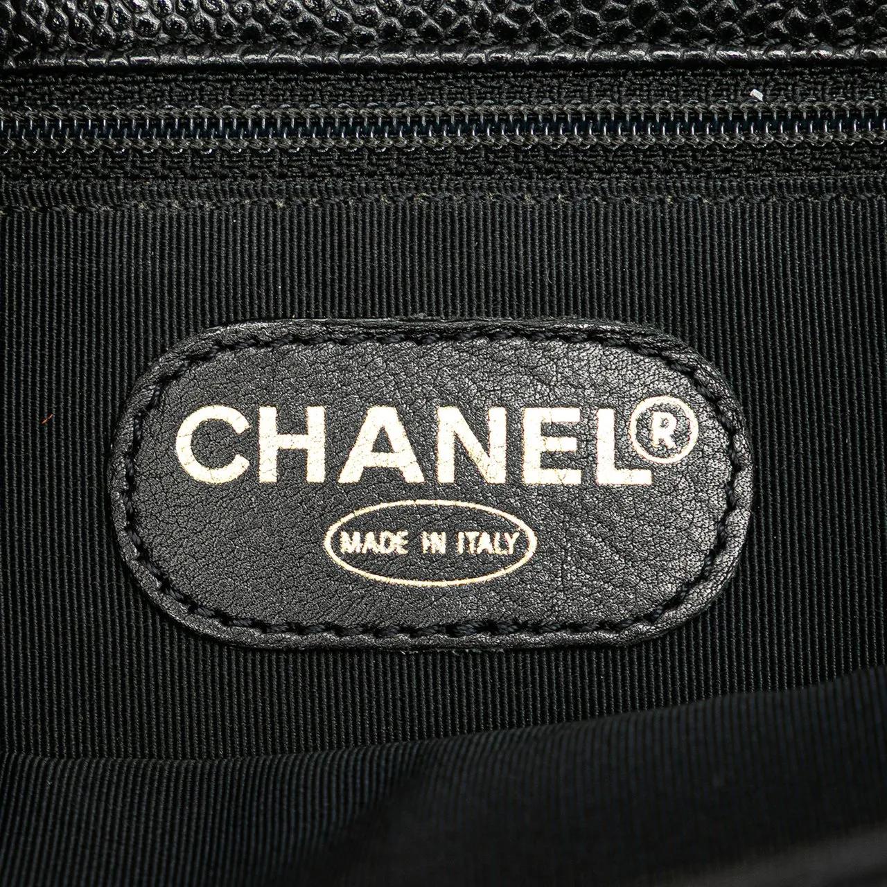 Thumbnail - Chanel Shopper - CC Caviar Wood Top Handle Tote - Gr. unisize - in Schwarz - für Damen