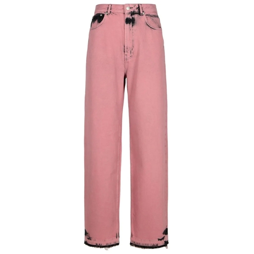 Moschino Pink Cotton Jeans Pink Jeans