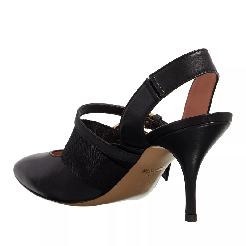 Moschino Pumps Scarpad.Ot Mq38/75 Nappa+Gom.Pu Nero(Image 2)