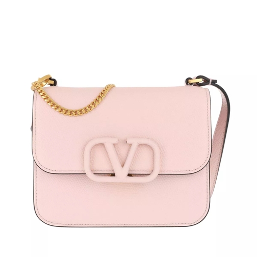 Valentino Garavani Small Sling Crossbody Leather Rosequartz Crossbody Bag