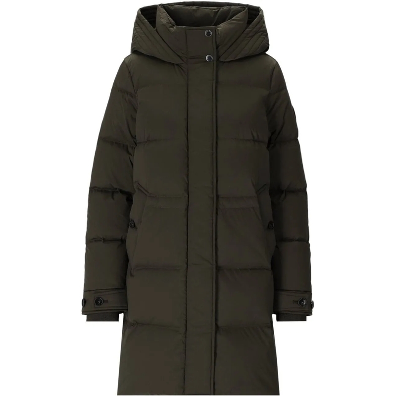 Woolrich Veste de transition Alsea Puffy Military Green Parka Green grün