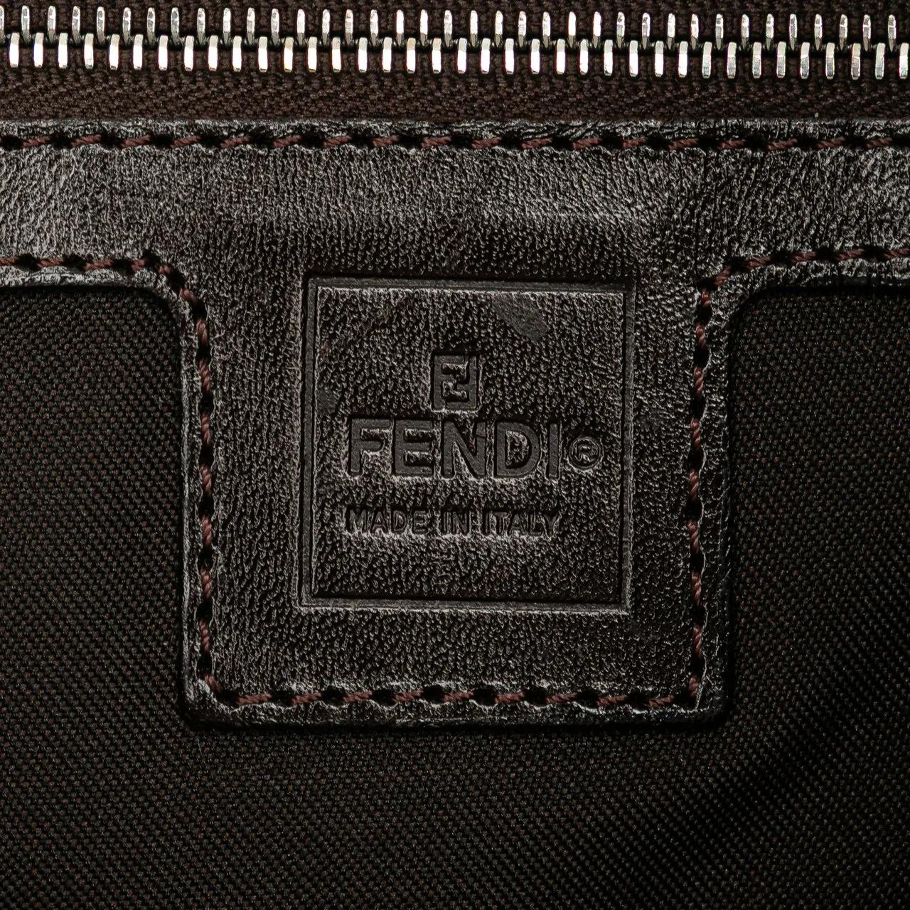 Thumbnail - Fendi Hobo Bags - Zucca Canvas Double Flap Shoulder Bag - Gr. unisize - in Braun - für Damen