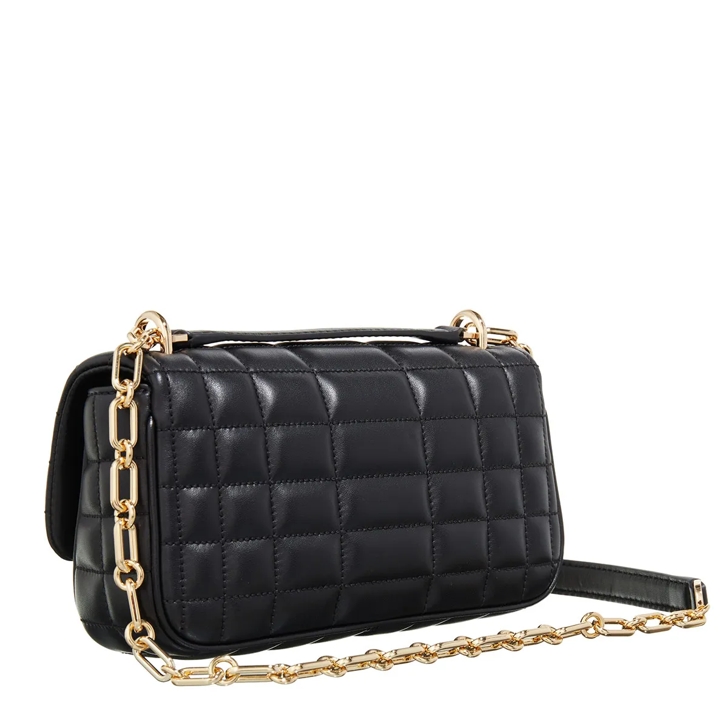 Michael Kors Sm Conv Chain Shldr Black Crossbody Bag