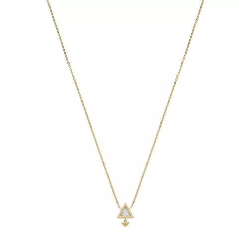 Emporio Armani Halskette mit Anhänger aus Edelstahl Gold Short Necklace