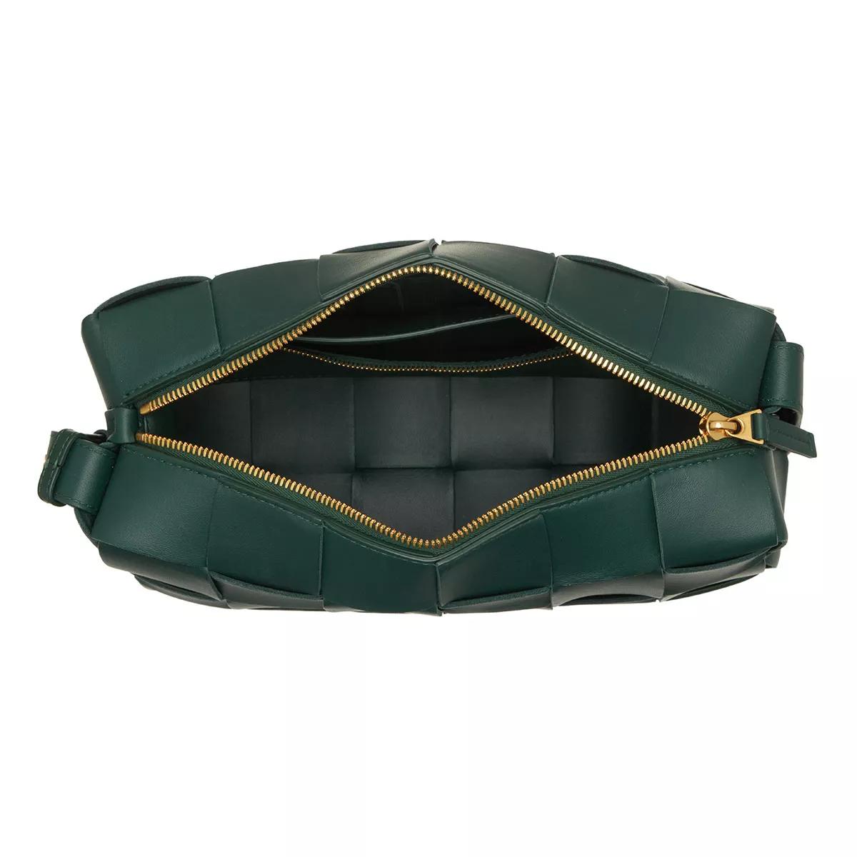 Bottega Veneta Brick Cassette Satchel Bag Raintree | Schultertasche