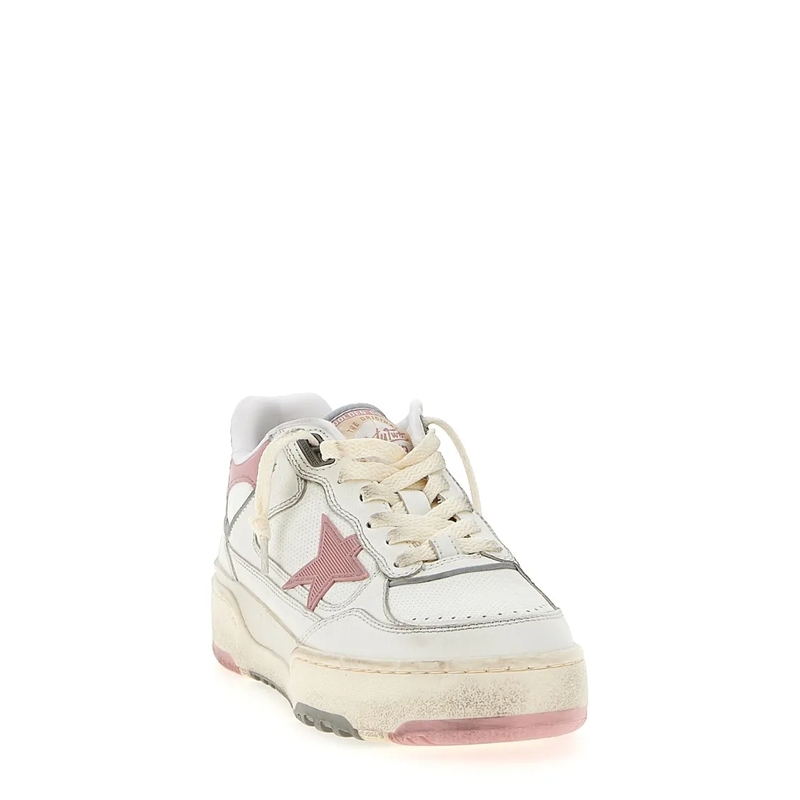 Golden Goose Low-Top-Sneaker baskets forty2 en cuir beige(Image 3)
