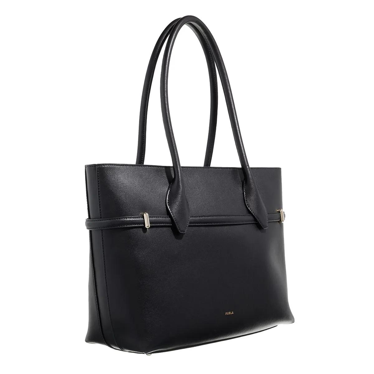 Furla Tas Goccia Large type shopper Black Dames