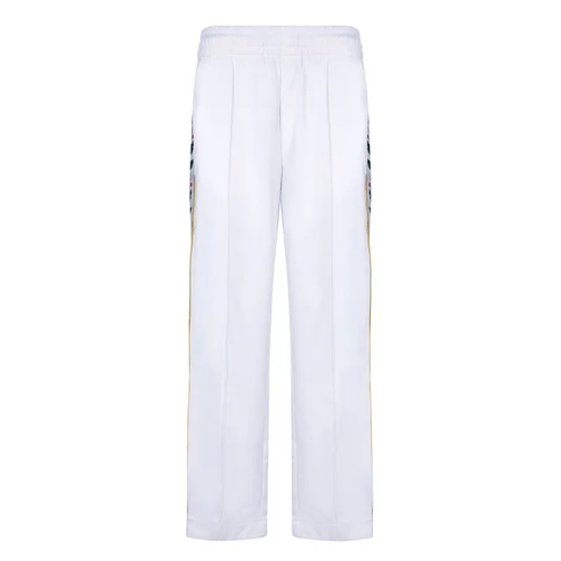 Casablanca Sporty Track Pants In White Technical Fabric White 