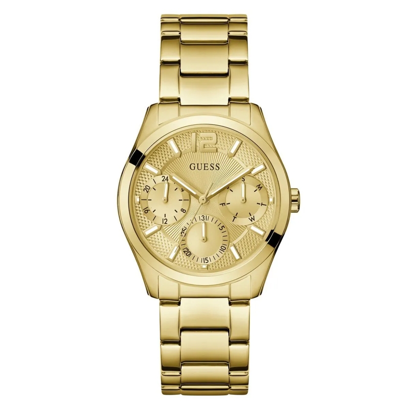 Guess Quarzuhr Quarz-Analoguhr Zoe gold