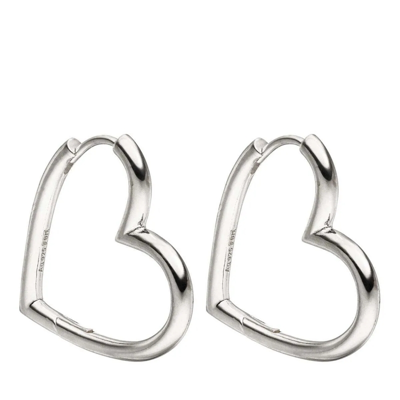 Purelei Ohrstecker Creolen Hearts silber(Image 2)