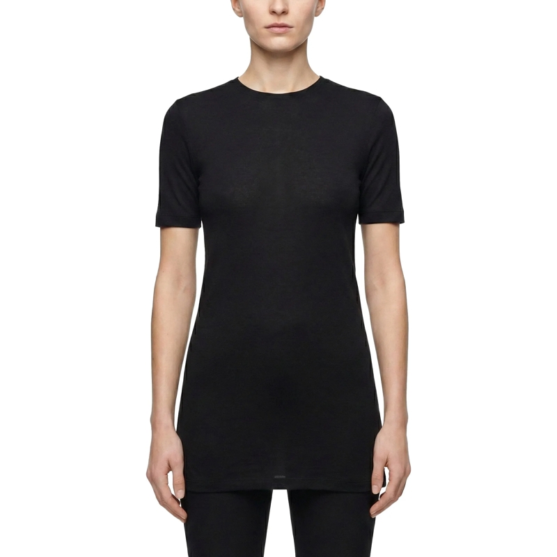 TOTEME T-Shirt T-Shirt aus Strick schwarz(Image 2)