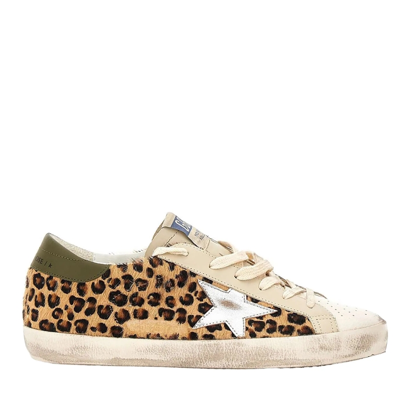 Golden Goose Sneaker basse Dames SuperStar Sneaker Beige/Leo beige