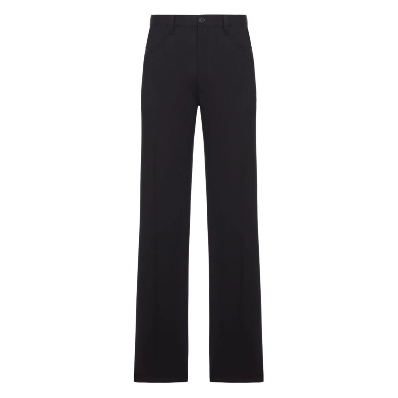 Balenciaga Anzugshose Straight Fit Tailored Pants Black