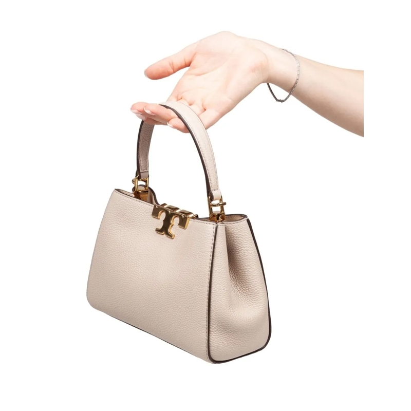 Tory Burch Satchel Eleanor Soft Mini Satchel Light Stone(Image 2)