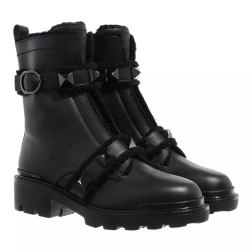 Valentino Garavani Combat Boots Black Stiefel