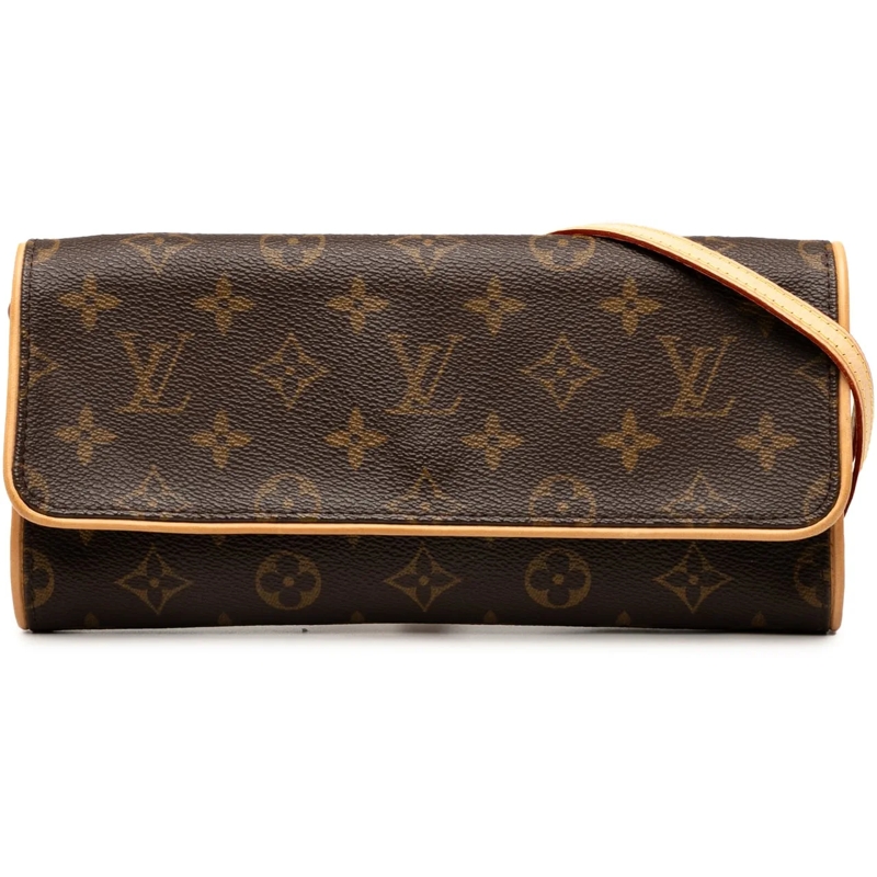 Louis Vuitton Sac à bandoulière Monogram Pochette Twin GM braun