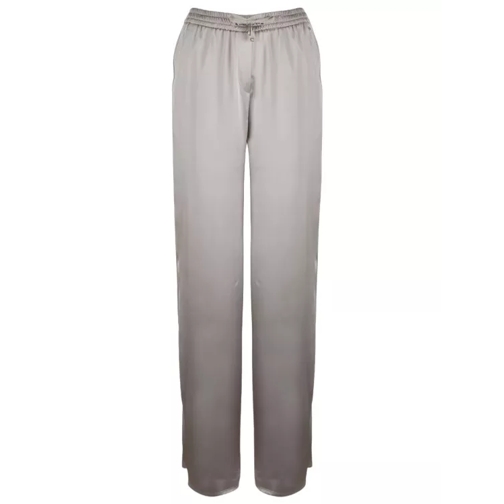 Herno Casual Satin Trousers White 