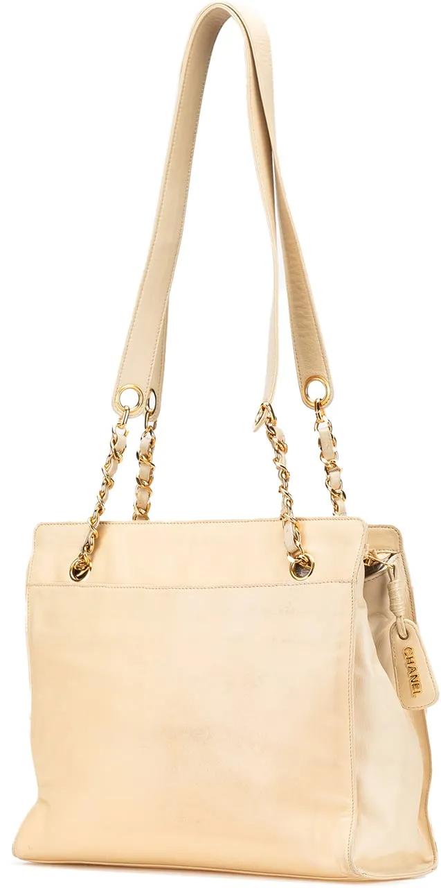 Thumbnail - Chanel Shopper - CC Lambskin Chain Tote - Gr. unisize - in Braun - für Damen