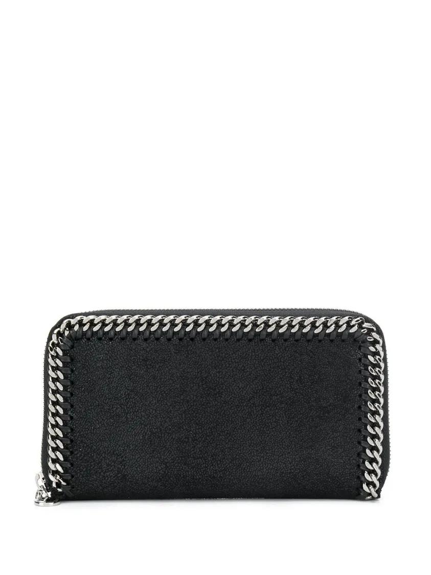 Stella McCartney Portemonnaie - Falabella Continental Wallet - Gr. unisize - in Schwarz - für Damen