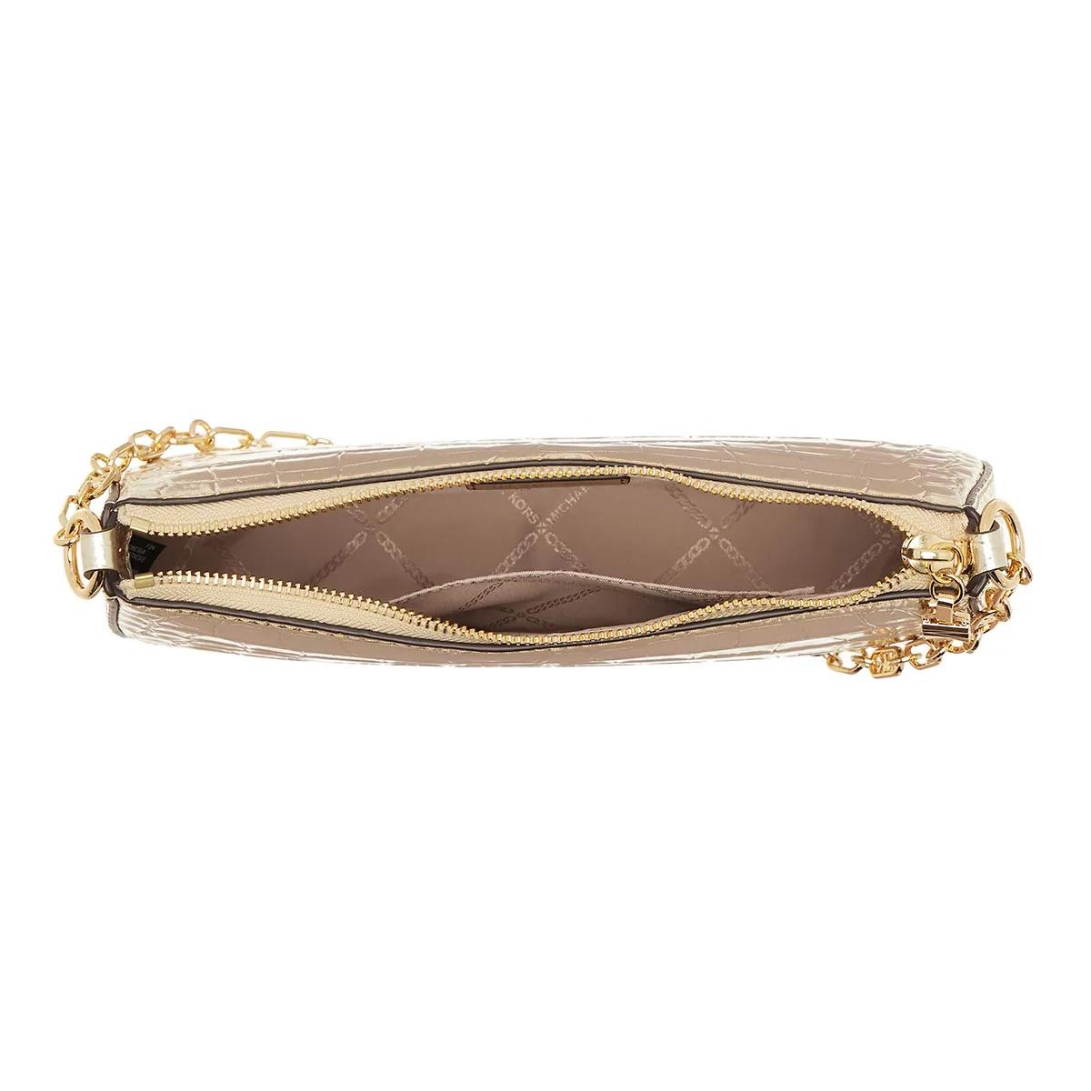 Michael Kors Pochettes Empire Medium Chain Pouchette in goud